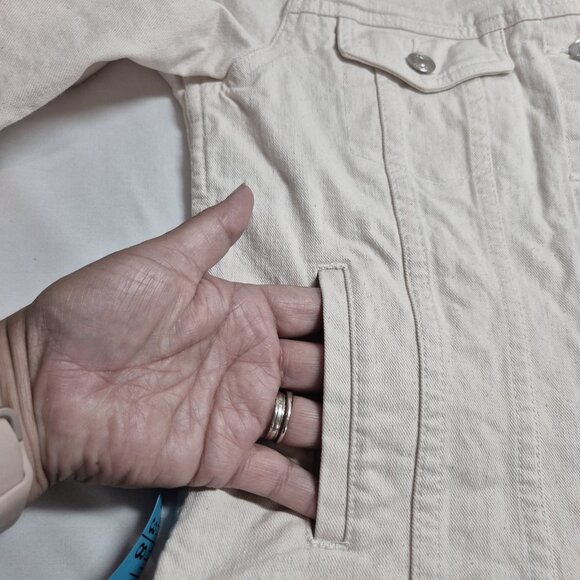 J. Crew Trade Mark Women’s Size S Jacket Denim In Natural Denim Color (61) - Picture 6 of 13